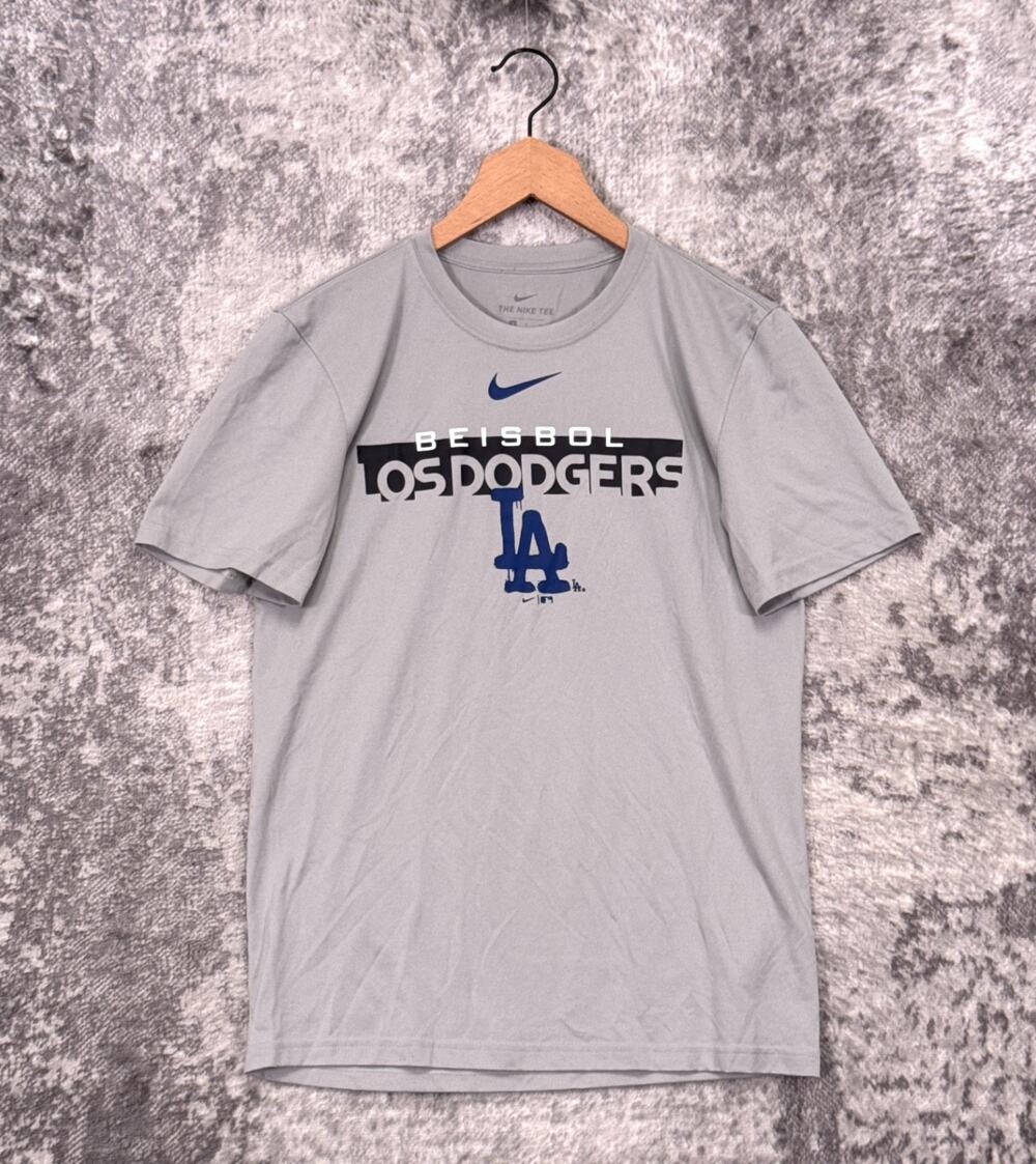Nike Shirt Small Mens City Connect Los Angeles Dodgers Dri Fit Spanish